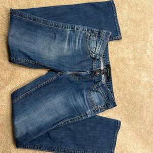 Calvin Klein bootcut jeans with button back pocket